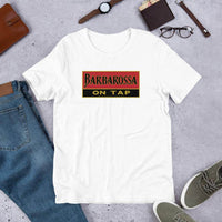 Barbarossa Beer (sign 2) - Terre Haute Indiana  -  Short-Sleeve Unisex T-Shirt - EdgyHaute