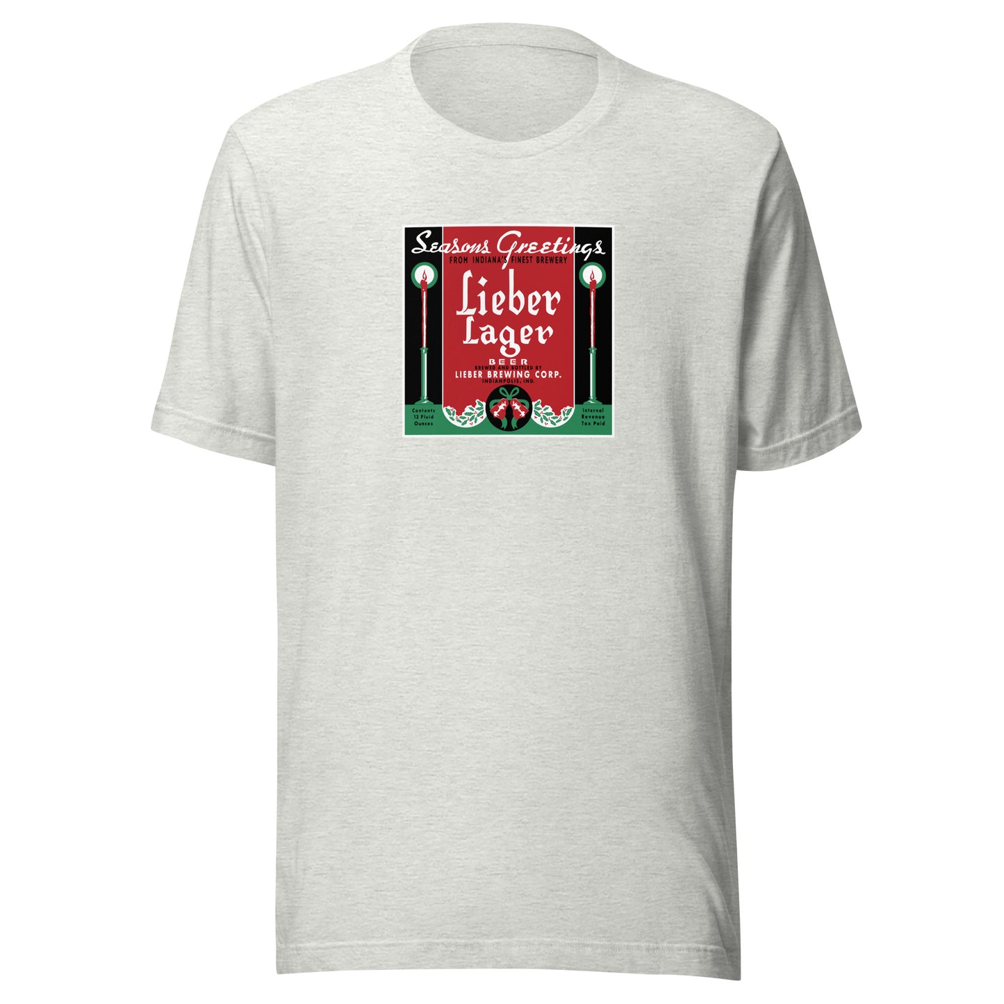 Seasons Greetings Lieber Lager - Indianapolis Indiana - Short-Sleeve Unisex T-Shirt - EdgyHaute