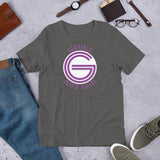 Garfield HS Purple Eagles - center court design  -  Unisex t-shirt - EdgyHaute
