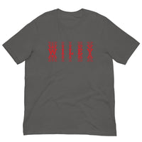 Wiley HS Red Streaks - faded text  -  Unisex t-shirt - EdgyHaute