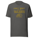 Fountain Central Jr/Sr HS Mustangs - Tailgate (gold) - Short-Sleeve Unisex T-Shirt - EdgyHaute