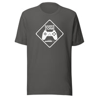 Gamer Zone (white) - Short-Sleeve Unisex T-Shirt - EdgyHaute