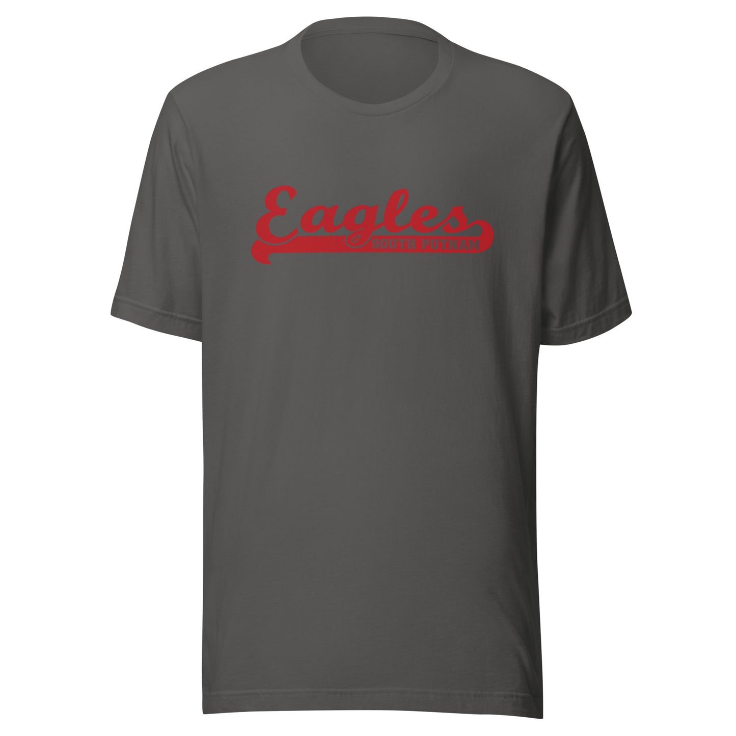 South Putnam MS/HS Eagles - Banner (red) - Short-Sleeve Unisex T-Shirt - EdgyHaute