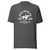 Race Track Tap (white) - Terre Haute Indiana - Short-Sleeve Unisex T-Shirt - EdgyHaute