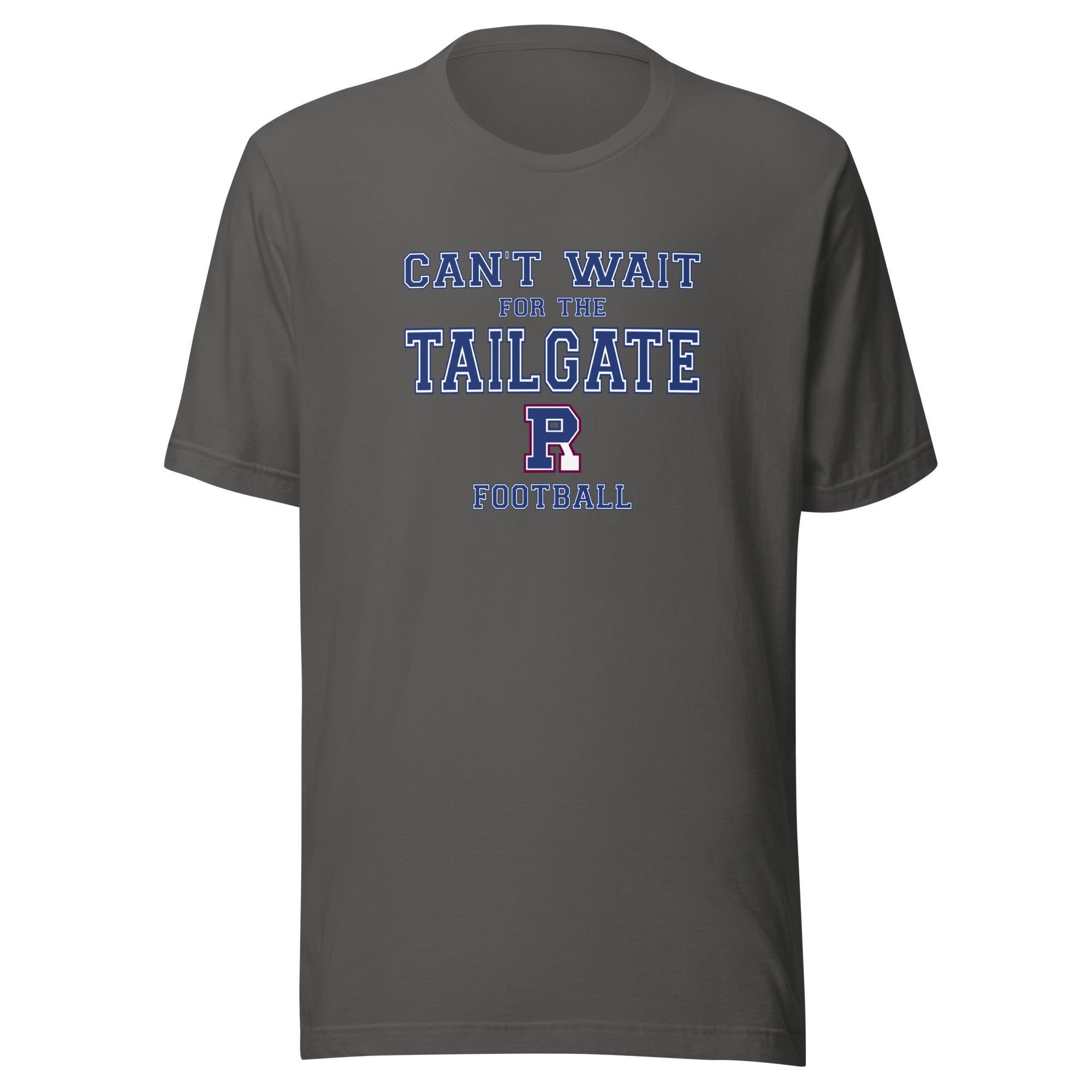 Riverton Parke Jr./Sr. HS Panthers - Tailgate (blue/white/maroon) - Short-Sleeve Unisex T-Shirt - EdgyHaute