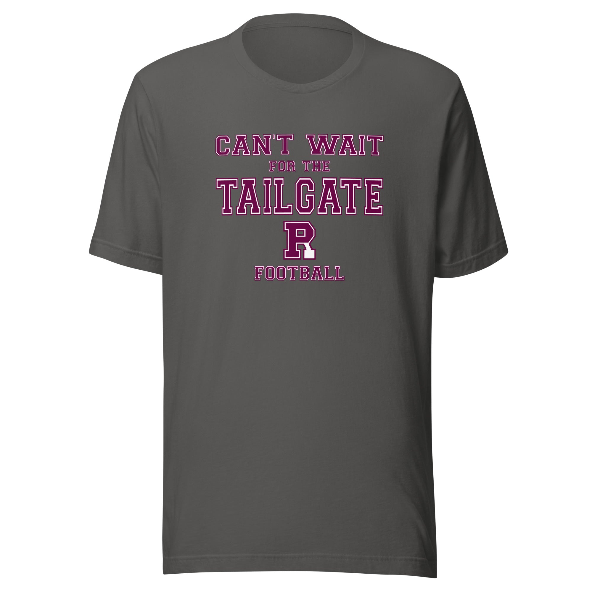 Riverton Parke Jr./Sr. HS Panthers - Tailgate (maroon/white) - Short-Sleeve Unisex T-Shirt - EdgyHaute