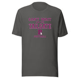 Riverton Parke Jr./Sr. HS Panthers - Tailgate (maroon/white) - Short-Sleeve Unisex T-Shirt - EdgyHaute