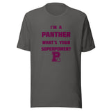 Riverton Parke Jr./Sr. HS Panthers - Superpower (maroon) - Short-Sleeve Unisex T-Shirt - EdgyHaute