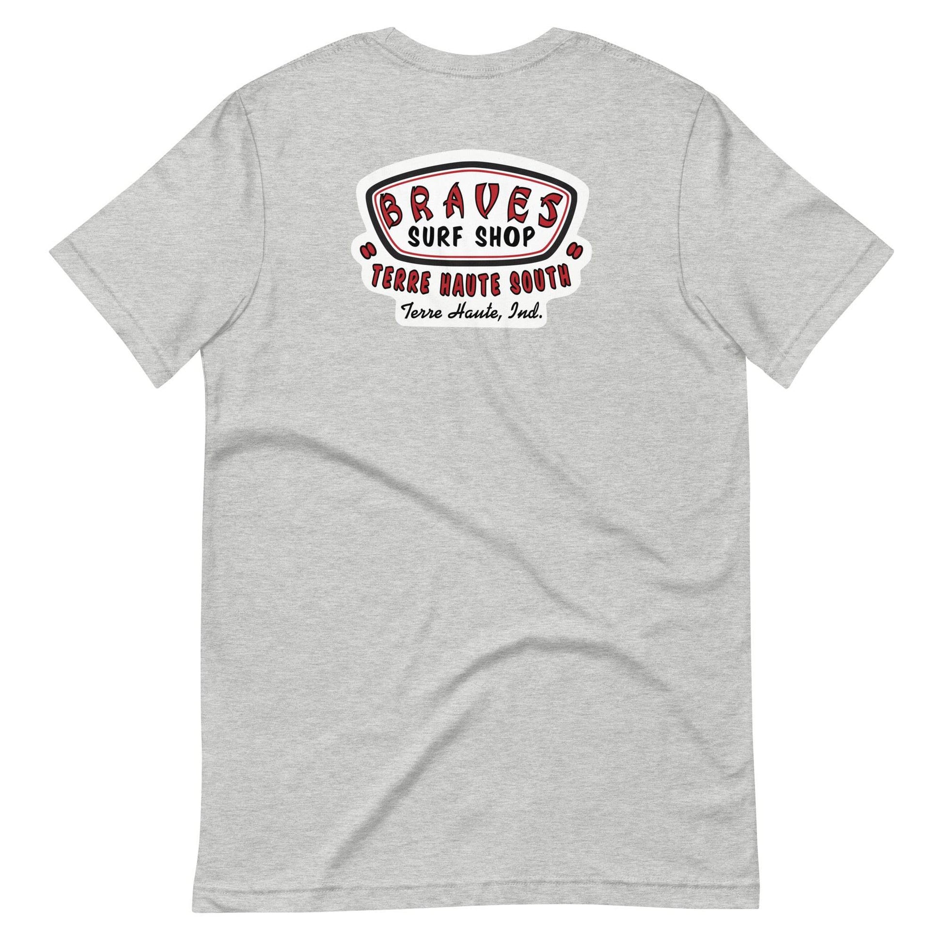 Terre Haute South HS Braves Surf Shop - Unisex t-shirt - EdgyHaute