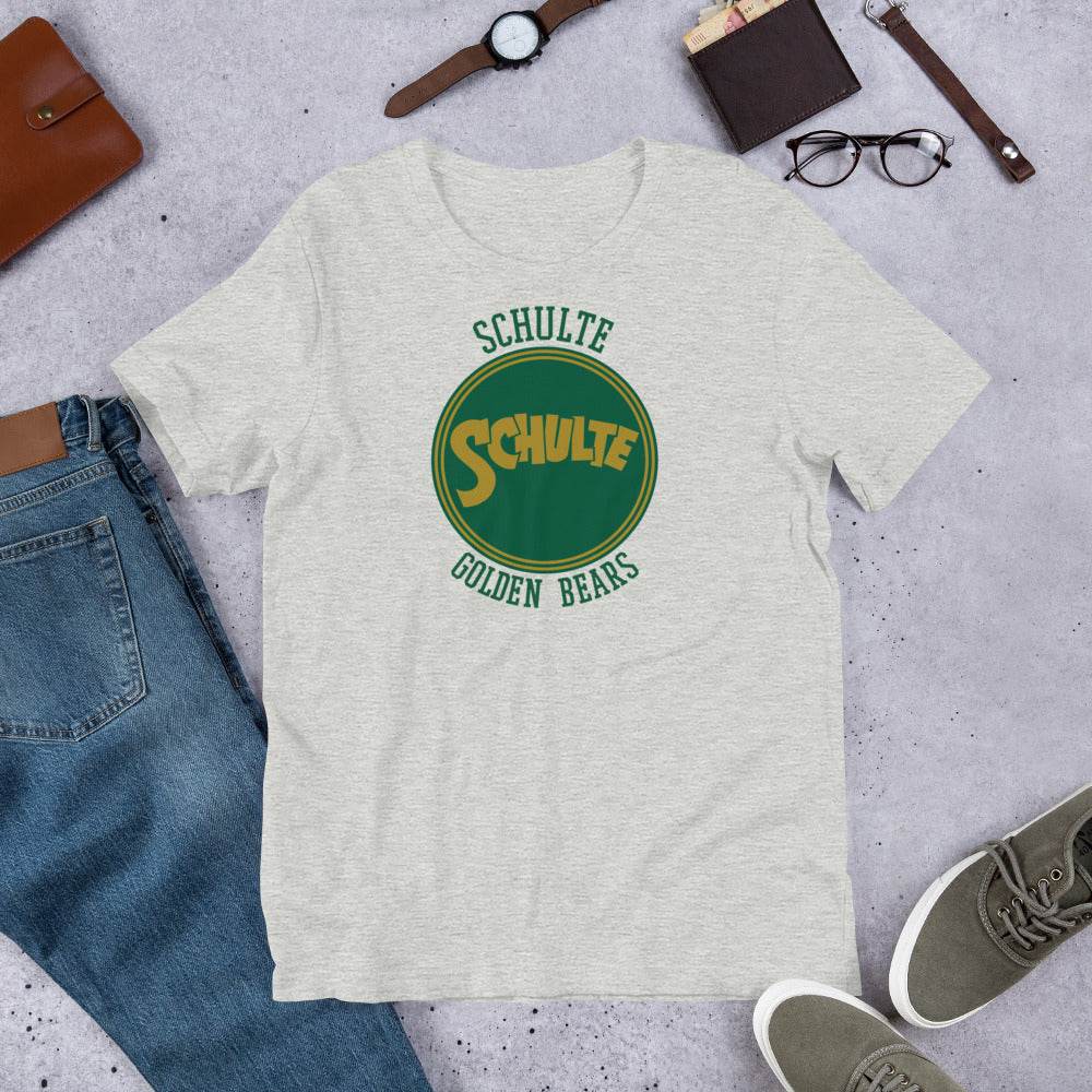 Schulte HS Golden Bears - center court design  -  Unisex t-shirt - EdgyHaute