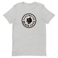Gerstmeyer HS Black Cats - center court design  -  Unisex t-shirt - EdgyHaute