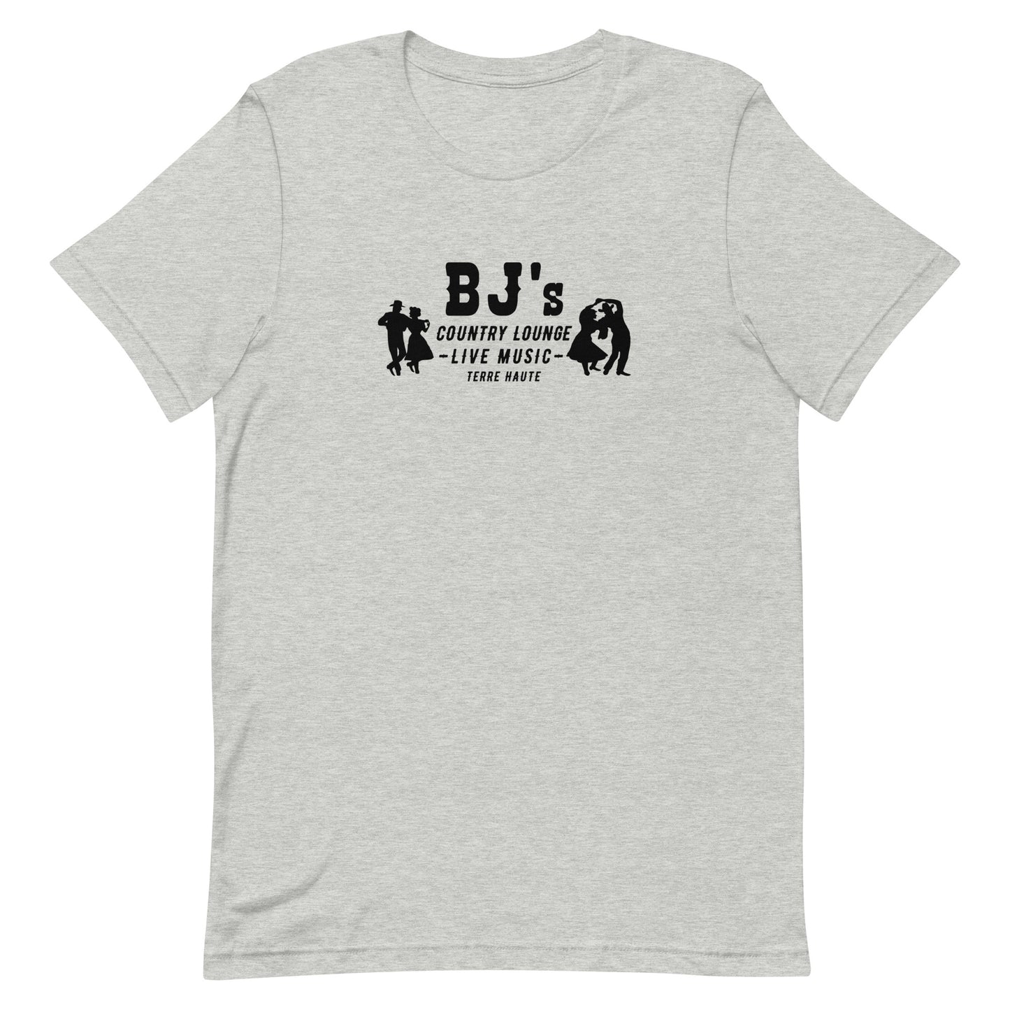 BJ's Lounge (black) - Terre Haute Indiana - Short-Sleeve Unisex T-Shirt - EdgyHaute