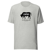 Cowshed Lounge (black/white) - Terre Haute Indiana - Short-Sleeve Unisex T-Shirt - EdgyHaute