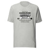 Hamburger Handout Drive-In (black/white) - Terre Haute Indiana  -  Short-Sleeve Unisex T-Shirt
