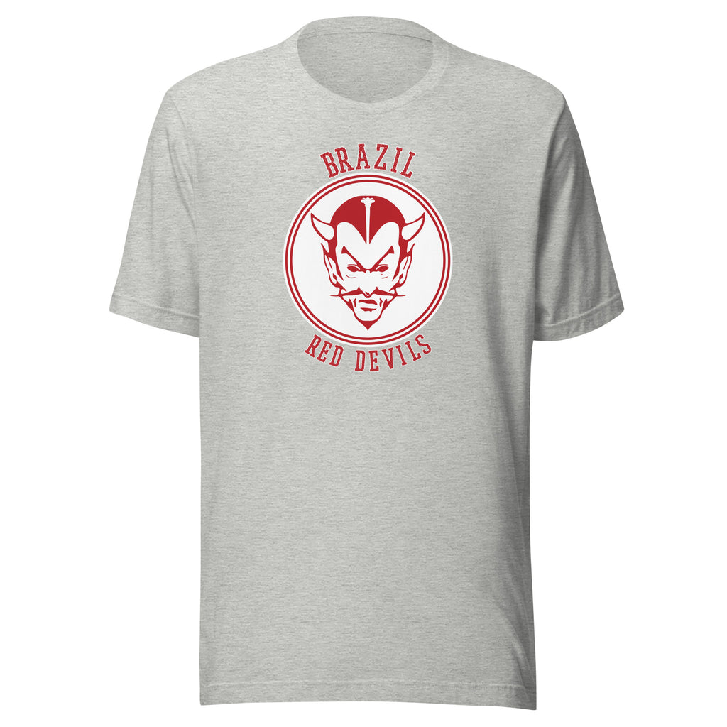 Brazil HS Red Devils - Center court design - Unisex t-shirt - EdgyHaute