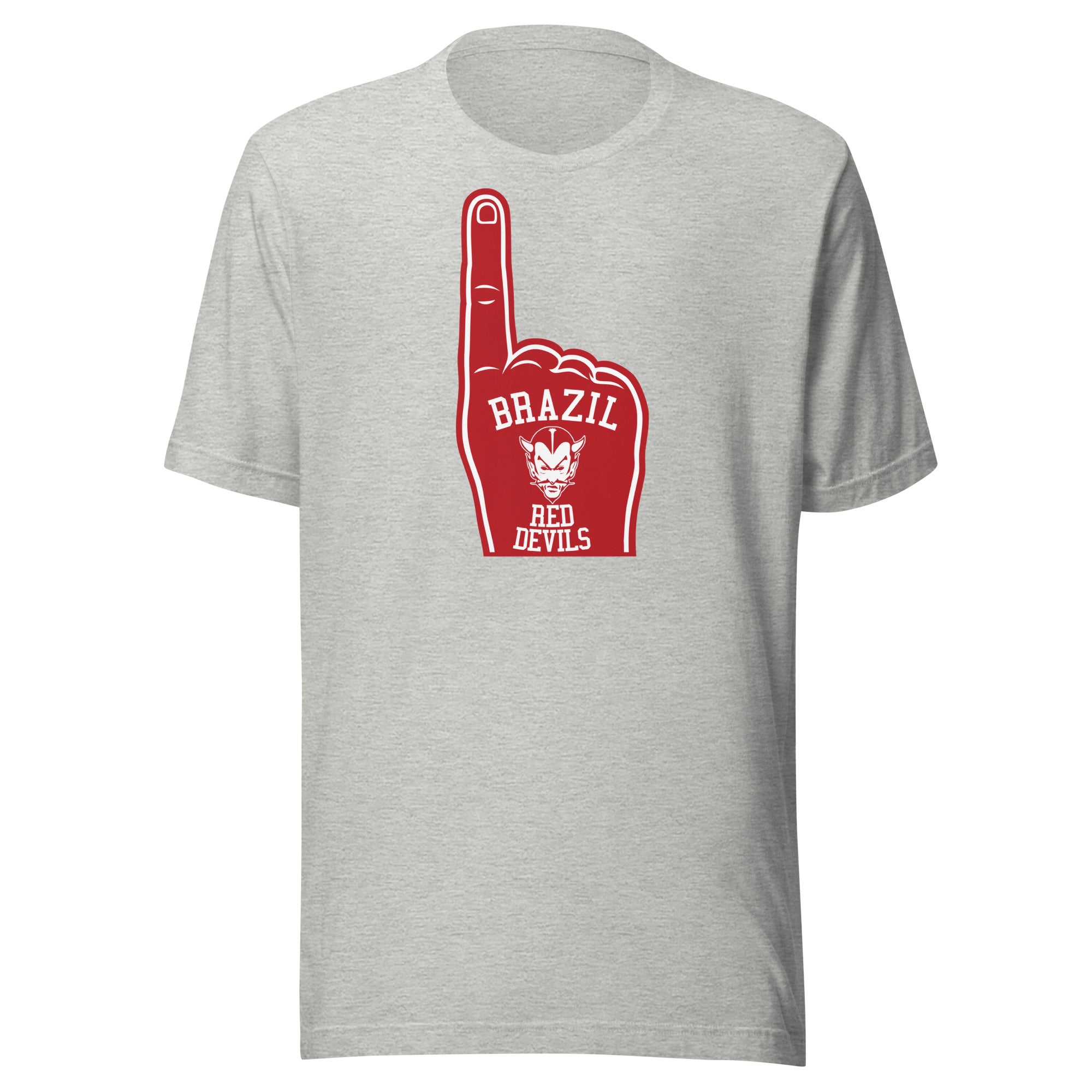 Brazil HS Red Devils - Foam Finger - Unisex t-shirt - EdgyHaute