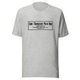 PA-Pittsburgh-Thompson Distilling-Sam Thompson Pure Rye Whiskey (black) - Short-Sleeve Unisex T-Shirt - EdgyHaute