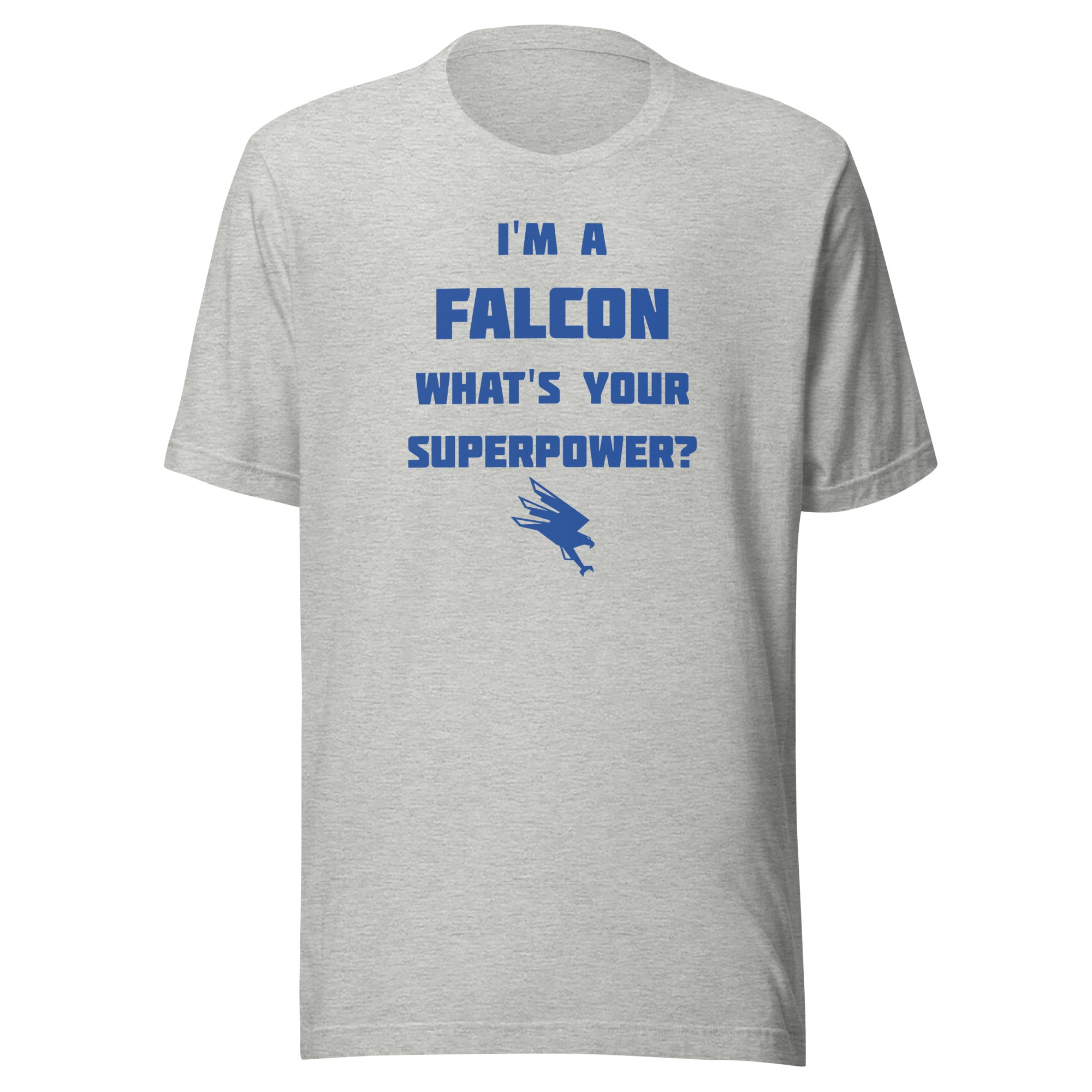 North Vermillion Jr/Sr HS Falcons - Superpower (blue) - Short-Sleeve Unisex T-Shirt - EdgyHaute