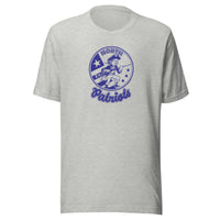 Terre Haute North HS Patriots - vintage logo shirt (blue) - Short-Sleeve Unisex T-Shirt - EdgyHaute