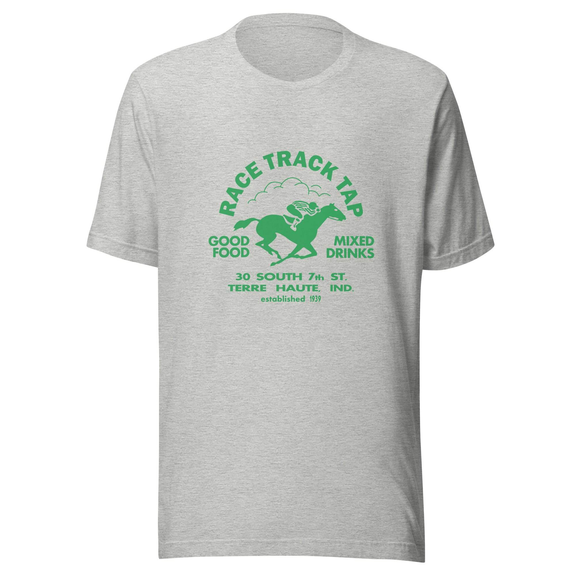 Race Track Tap (green) - Terre Haute Indiana - Short-Sleeve Unisex T-Shirt - EdgyHaute