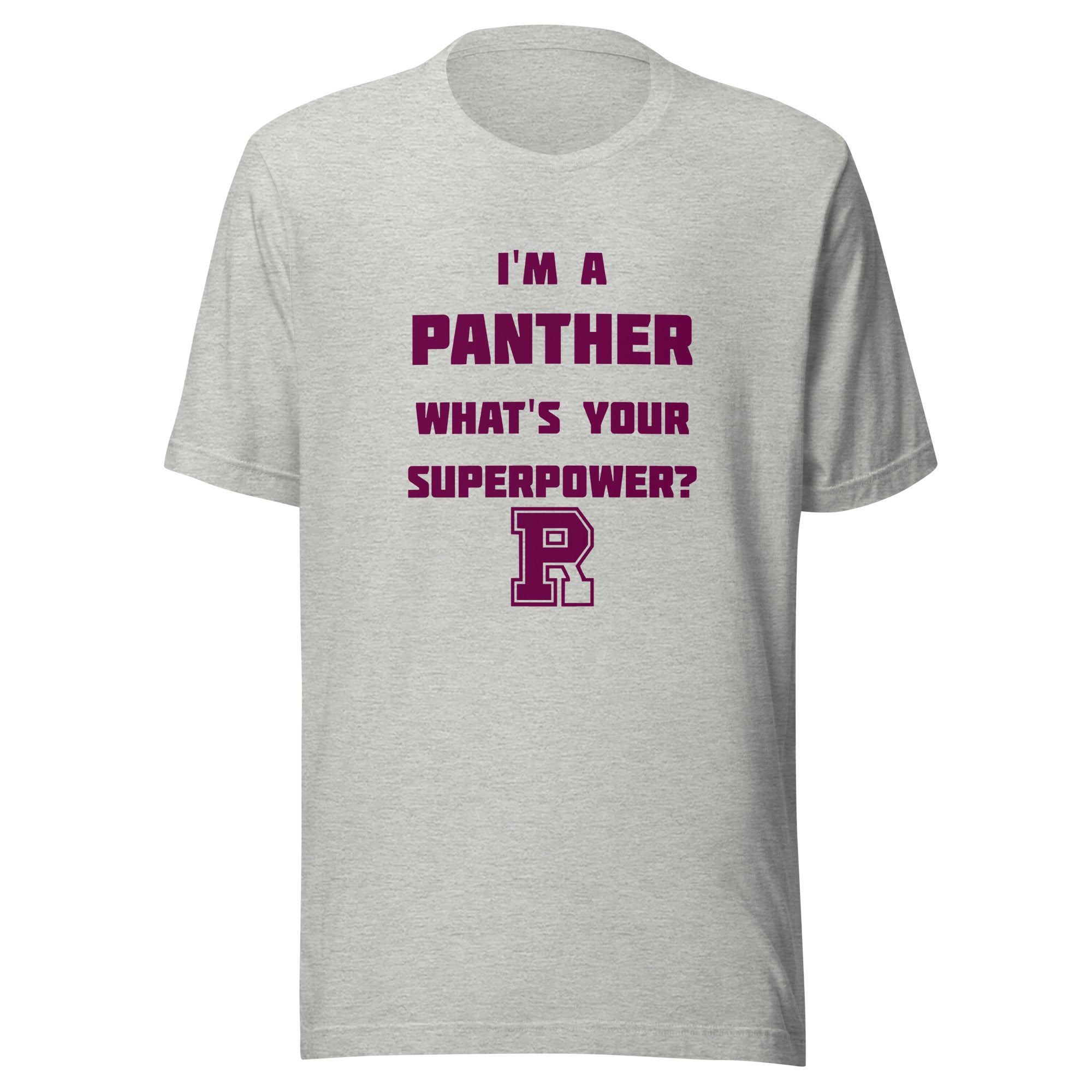 Riverton Parke Jr./Sr. HS Panthers - Superpower (maroon) - Short-Sleeve Unisex T-Shirt - EdgyHaute