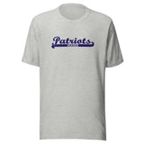 Seeger Memorial Jr.-Sr. HS Patriots - Banner (blue) - Short-Sleeve Unisex T-Shirt - EdgyHaute