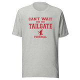 South Putnam MS/HS Eagles - Tailgate (red/white) - Short-Sleeve Unisex T-Shirt - EdgyHaute