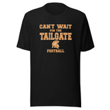 Kansas/Shiloh/Oakland HS Tri-County Titans - Tailgate (orange/white) - Short-Sleeve Unisex T-Shirt - EdgyHaute