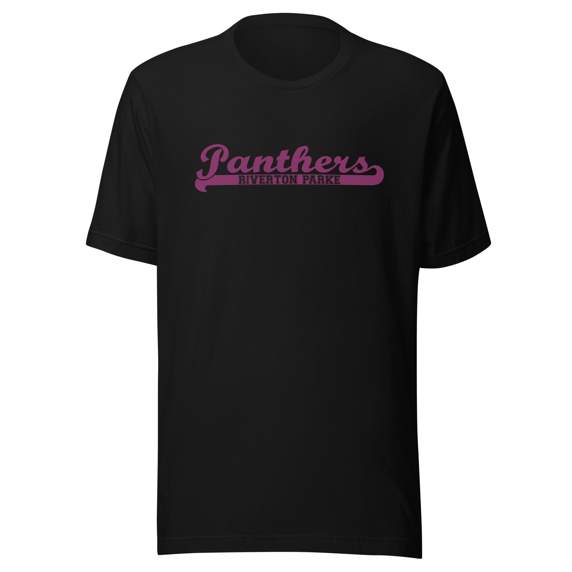Riverton Parke Jr./Sr. HS Panthers - Banner (maroon) - Short-Sleeve Unisex T-Shirt - EdgyHaute