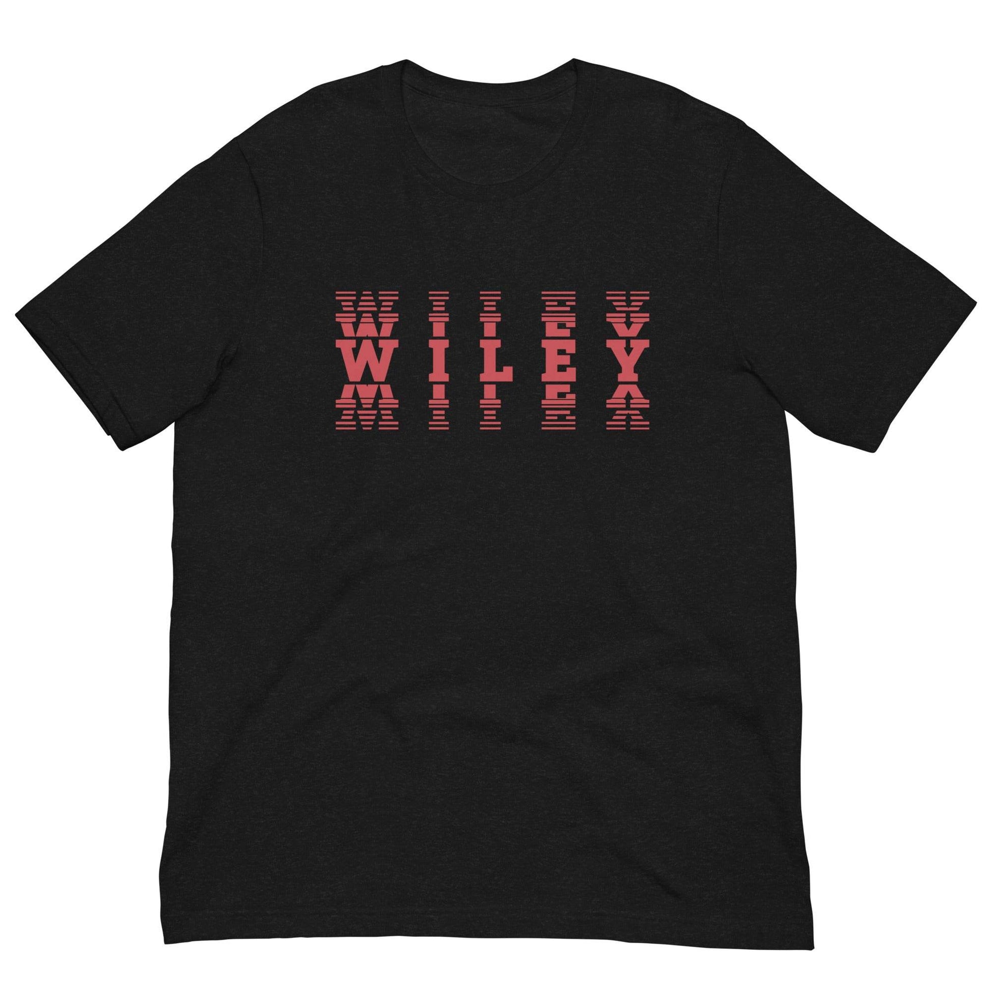 Wiley HS Red Streaks - faded text  -  Unisex t-shirt - EdgyHaute