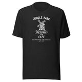 Jungle Park Speedway and Cafe (white) - Parke County Indiana - Short-Sleeve Unisex T-Shirt - EdgyHaute