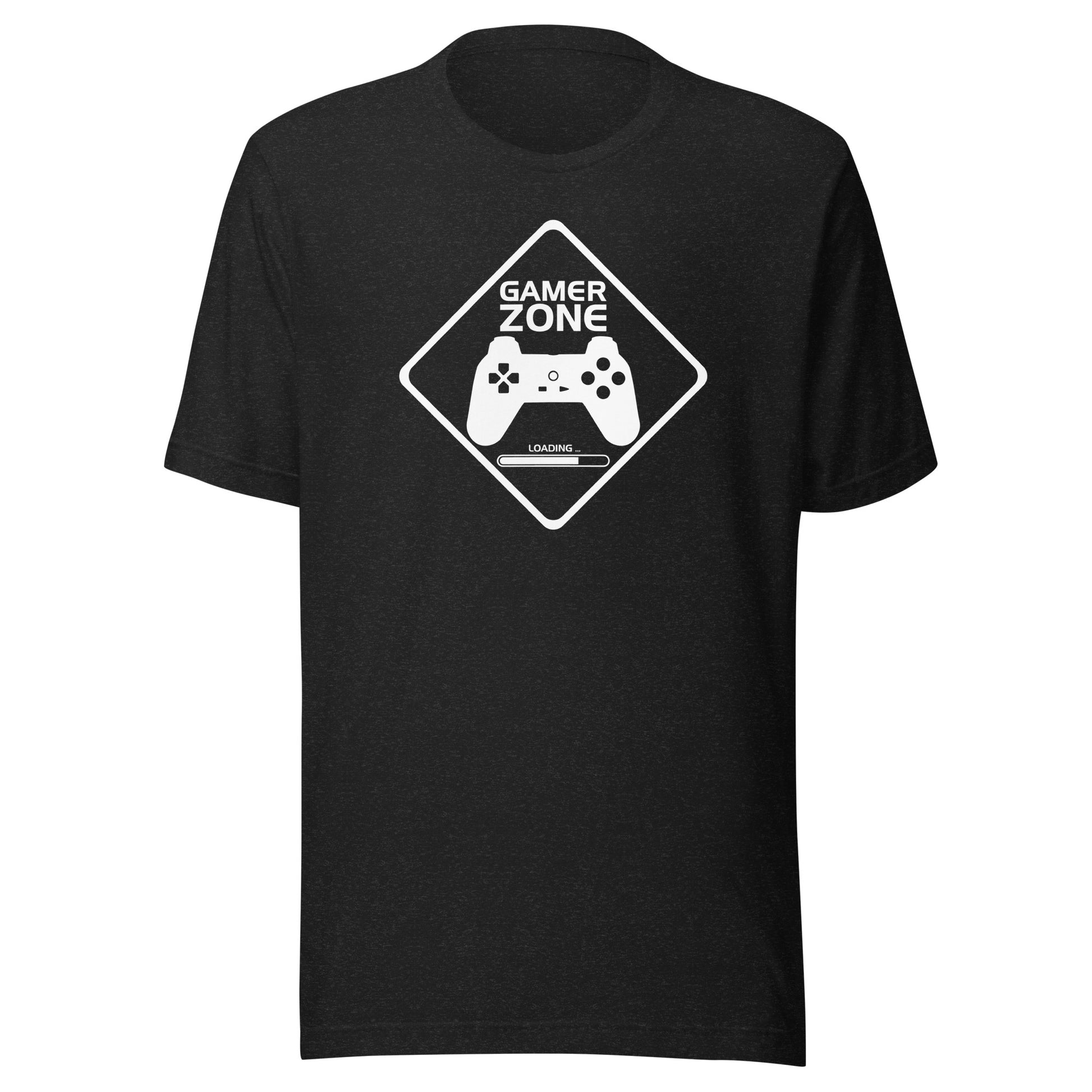 Gamer Zone (white) - Short-Sleeve Unisex T-Shirt - EdgyHaute