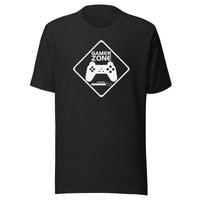 Gamer Zone (white) - Short-Sleeve Unisex T-Shirt - EdgyHaute