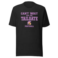 Kansas/Shiloh/Oakland HS Tri-County Titans - Tailgate (pur/org/blu/whi) - Short-Sleeve Unisex Tshirt - EdgyHaute