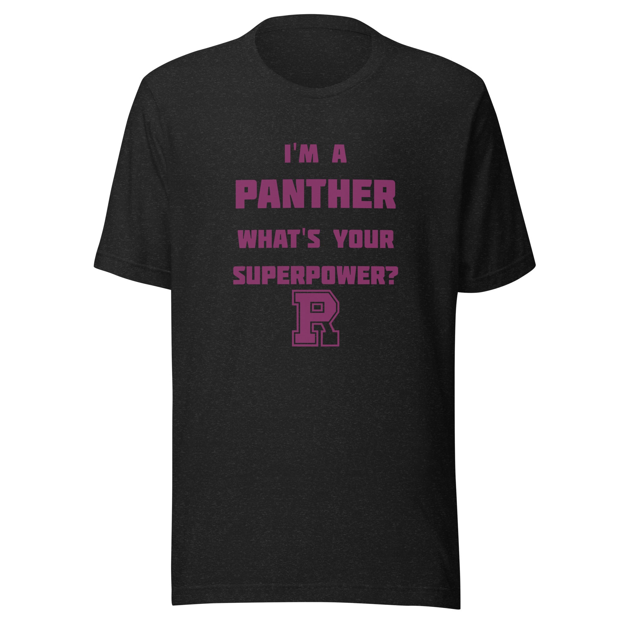 Riverton Parke Jr./Sr. HS Panthers - Superpower (maroon) - Short-Sleeve Unisex T-Shirt - EdgyHaute