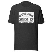 KY-Louisville-Old Kentucky Distillery-Kentucky Dew Whiskey (white) - Short-Sleeve Unisex T-Shirt - EdgyHaute