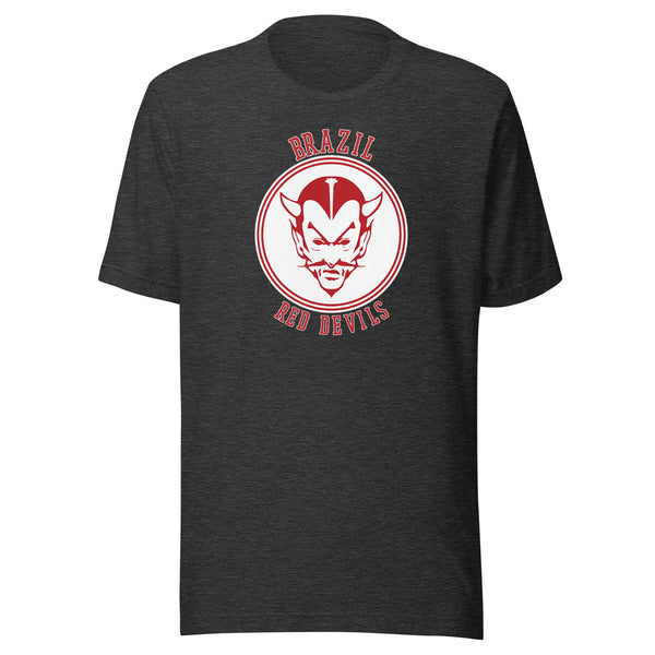Brazil HS Red Devils - Center court design - Unisex t-shirt - EdgyHaute