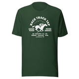 Race Track Tap (white) - Terre Haute Indiana - Short-Sleeve Unisex T-Shirt - EdgyHaute