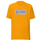 Never Wear Out / Ehrmann Manufacturing - garment label (color) - Terre Haute Indiana - Short-Sleeve Unisex T-Shirt - EdgyHaute