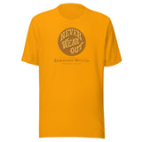 Never Wear Out / Ehrmann Manufacturing - button (color) - Terre Haute Indiana - Short-Sleeve Unisex T-Shirt - EdgyHaute