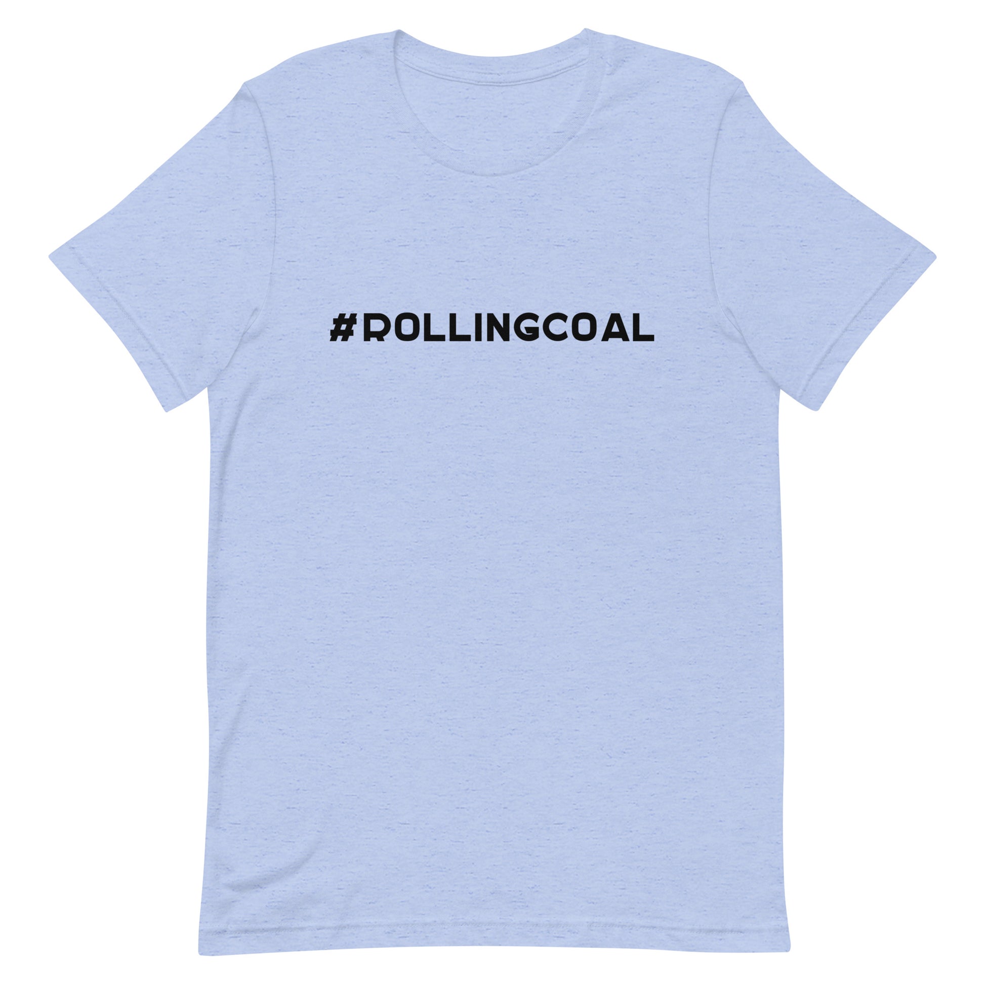 #ROLLINGCOAL - Design in Black - Short-Sleeve Unisex T-Shirt - EdgyHaute