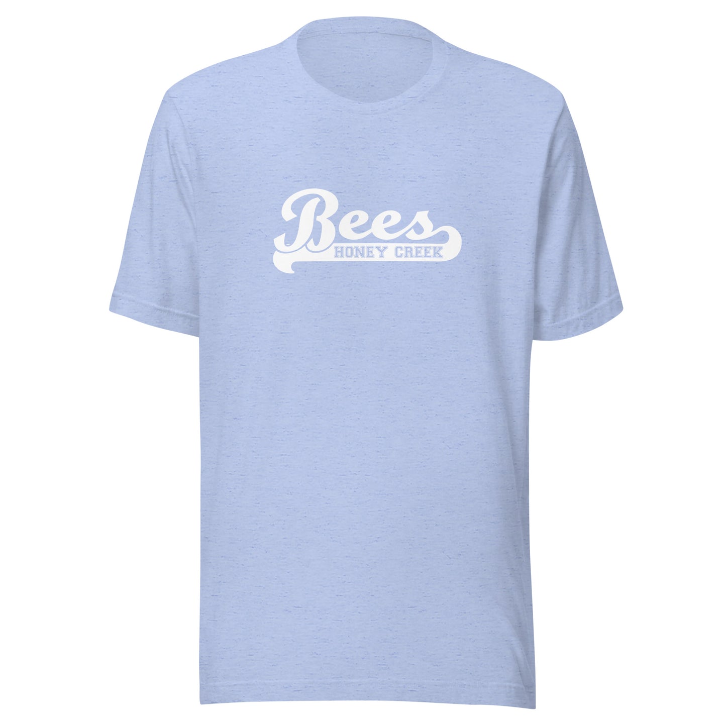 Honey Creek MS Bees - Banner (white) - Short-Sleeve Unisex T-Shirt - EdgyHaute