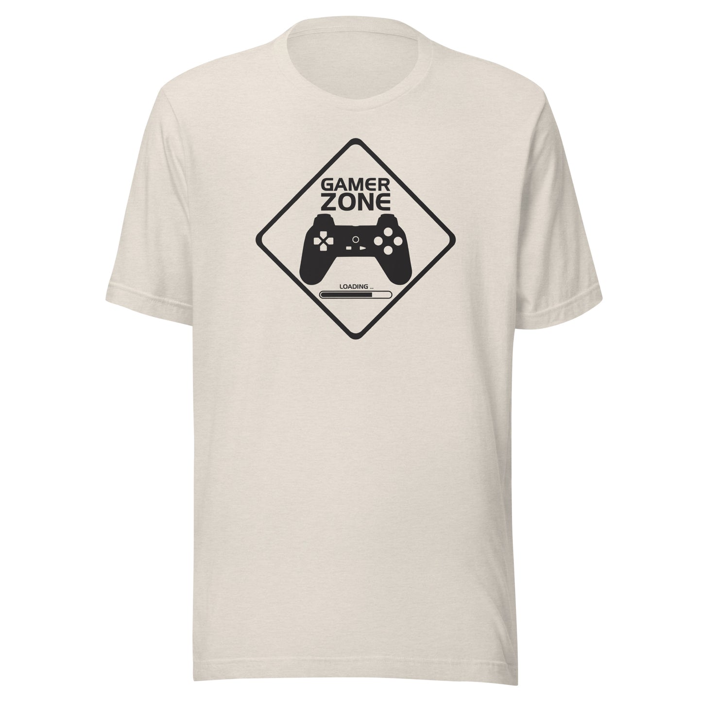 Gamer Zone (black) - Short-Sleeve Unisex T-Shirt - EdgyHaute