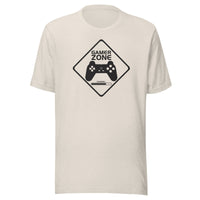 Gamer Zone (black) - Short-Sleeve Unisex T-Shirt - EdgyHaute