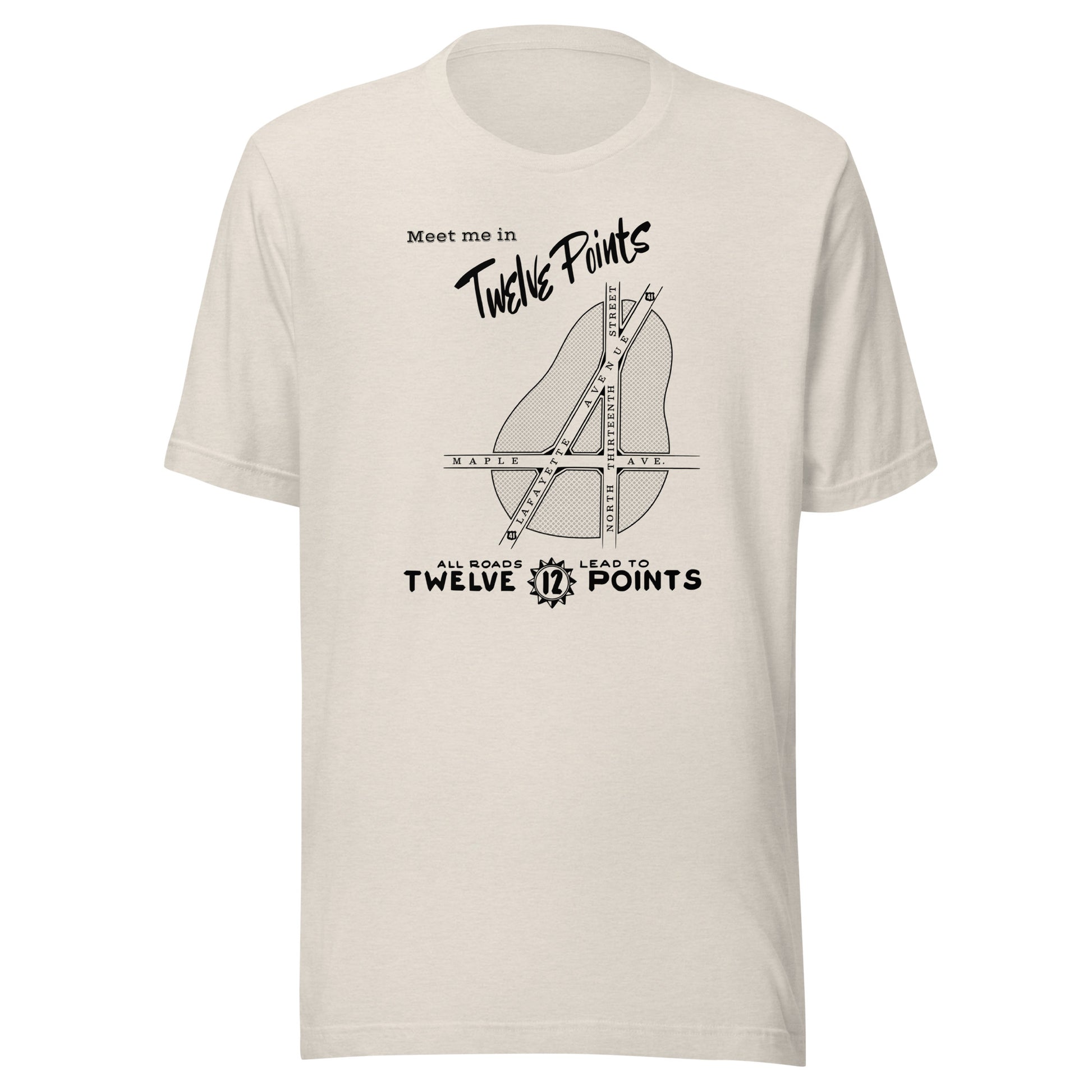 Meet me in TWELVE POINTS - Short-Sleeve Unisex T-Shirt - EdgyHaute