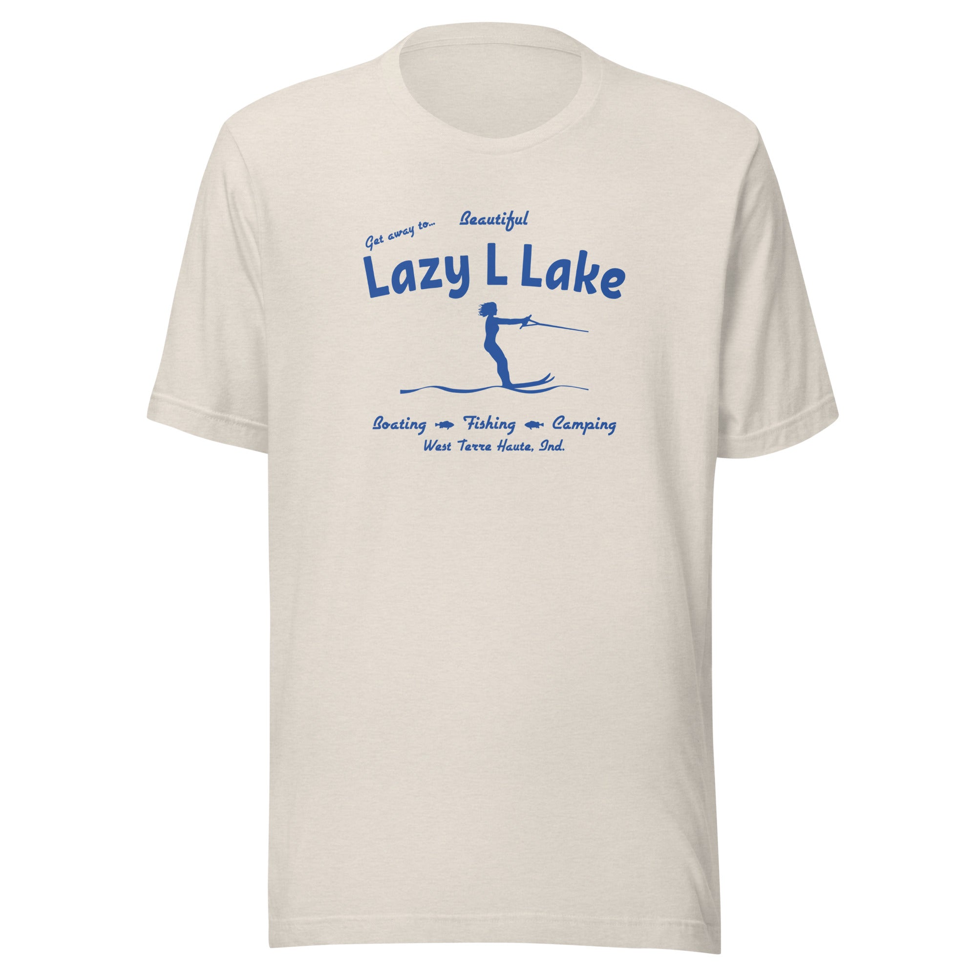 Lazy L Lake - West Terre Haute Indiana - Short-Sleeve Unisex T-Shirt - EdgyHaute