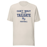 North Putnam HS Cougars - Tailgate (blue/orange/white) - Short-Sleeve Unisex T-Shirt - EdgyHaute