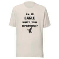 South Putnam MS/HS Eagles - Superpower (black) - Short-Sleeve Unisex T-Shirt - EdgyHaute