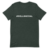 #ROLLINGCOAL - Design in White - Short-Sleeve Unisex T-Shirt - EdgyHaute