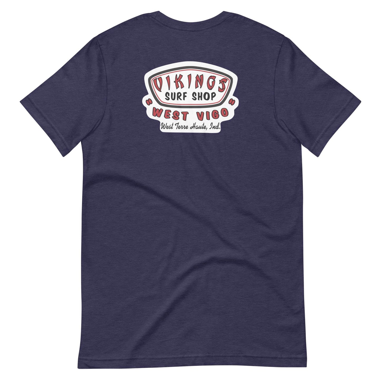 West Vigo HS Vikings Surf Shop - Unisex t-shirt - EdgyHaute